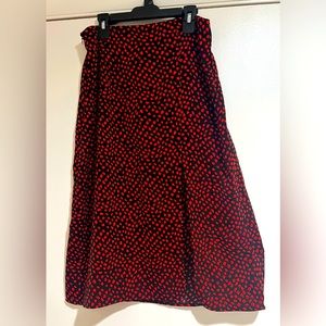 Red and Black Skirt